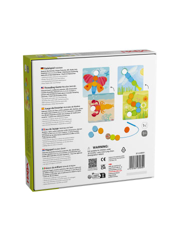 Haba Spiel Fädelspiel Holztiere in mehrfarbig