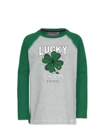 Band of Rascals Longsleeve " Shamrocker " in grün