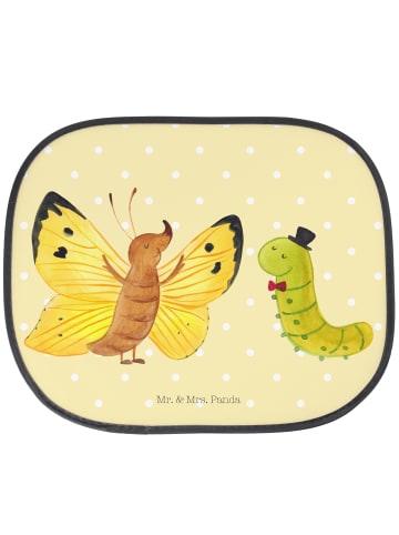 Mr. & Mrs. Panda Sonnenschutz für Autoscheiben Raupe Schmetterli... in Gelb Pastell