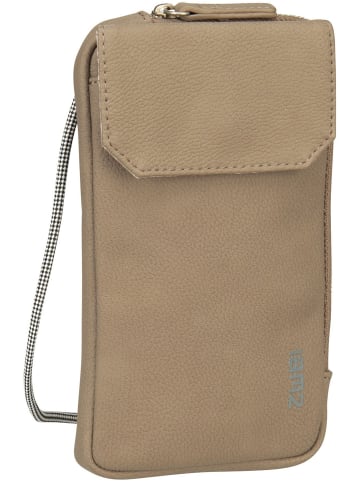 Zwei Handytasche Mademoiselle Phone Bag MP30 in Nubuk/Cappucino