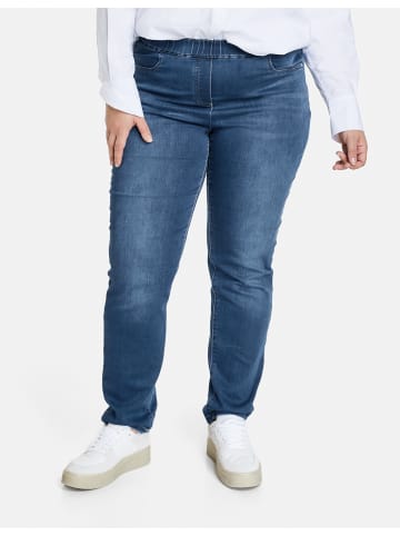 SAMOON Hose Jeans lang in Light Blue Denim