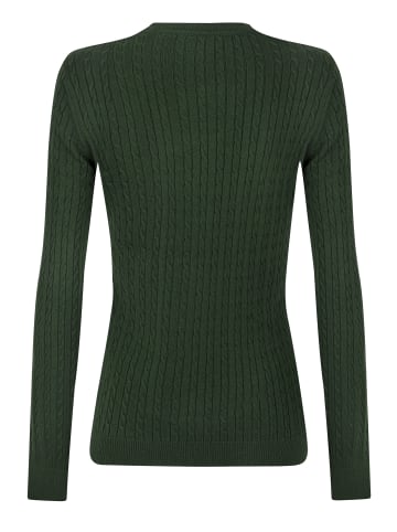 JIMMY SANDERS Pullover in Dunkel Grün