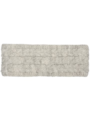 styleBREAKER Strick Stirnband in Hellgrau