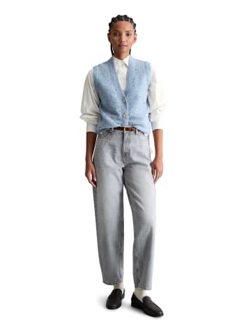 Marc O'Polo DENIM Ärmelloser Bouclé-Cardigan regular in Blue Dusk