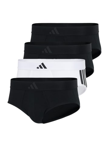 adidas Slip Active Flex Cotton 3 Stripes in 3black1white