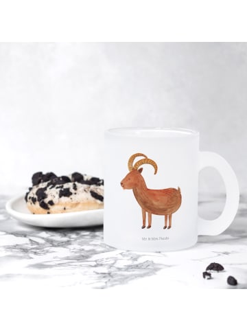 Mr. & Mrs. Panda Glas Sternzeichen Steinbock ohne Spruch in Transparent