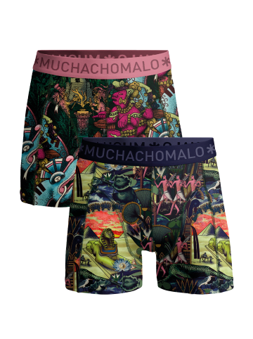 Muchachomalo 2er-Set: Boxershort in Mehrfarbig - für Kinder