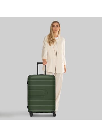 Redolz Essentials 11 4 Rollen Trolley 66 cm mit Dehnfalte in olive