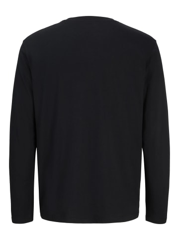 JACK & JONES Junior Langarmshirt Longsleeve Logo-Print Jjjade in black big print