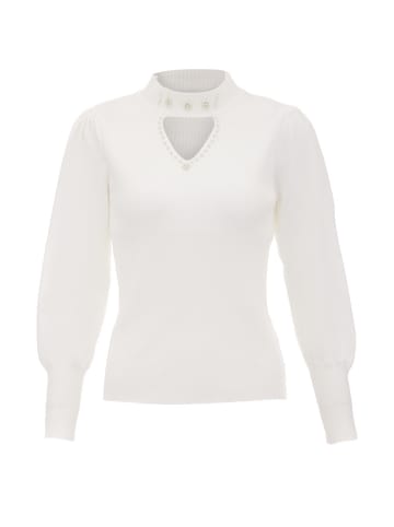 nascita Damen Strickpullover in Wollweiss