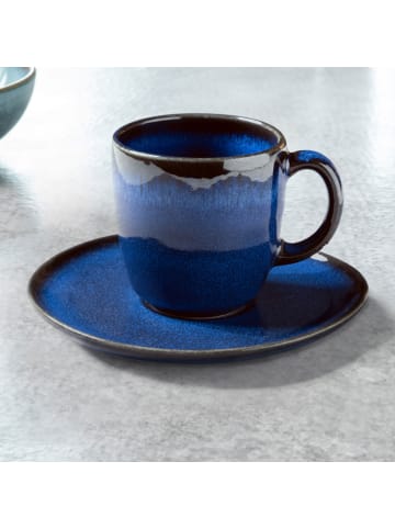 like. by Villeroy & Boch Kaffeeuntertasse 6 Stk Lave bleu in blau