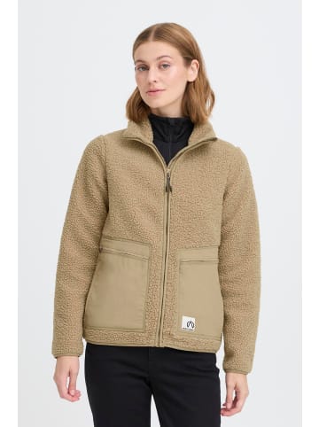 North Bend Plüschjacke NBGalonne W Teddy Jacket in Braun