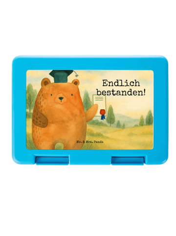 Mr. & Mrs. Panda Brotdose Bär Prüfung Design mit Spruch in Weiß