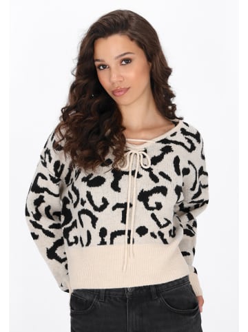 myMo ROCKS Sweater in offwhite black