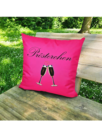 JACK Outdoor Dekokissen Motiv 50x50cm Prösterchen in Pink