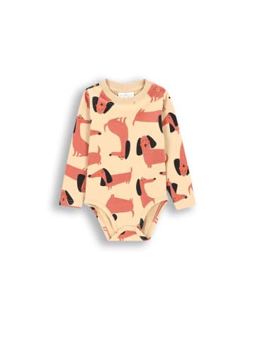 Coccodrillo Body mit langen Ärmeln in beige