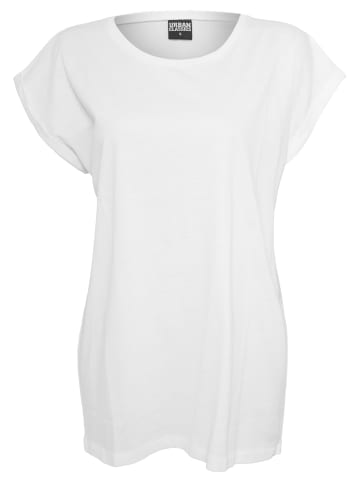 Urban Classics Urban Classics T-Shirts in white+paleleaf