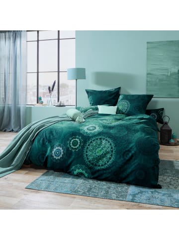 Erwin Müller Edel Flanell Bettwäsche in petrol