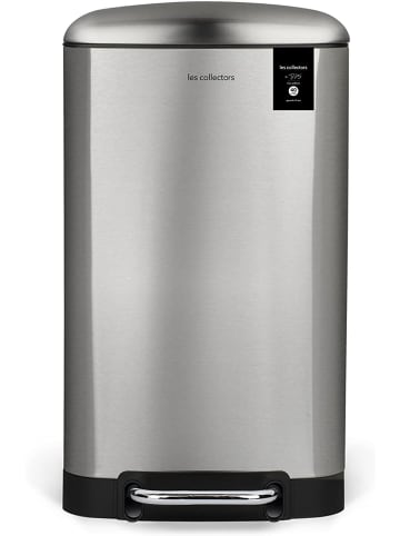 HKoenig Design Mülleimer Les Collectors No 875 Silber 40 Liter Abfalleimer