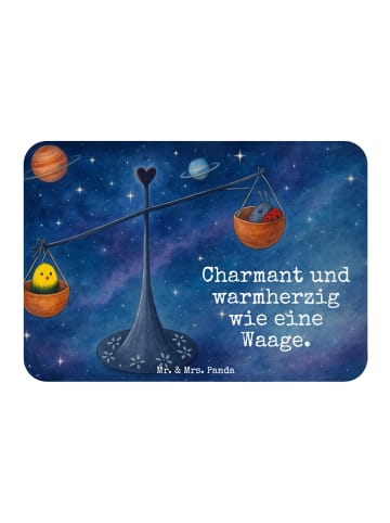 Mr. & Mrs. Panda Magnet Sternzeichen Waage Design mit Spruch in Weiß