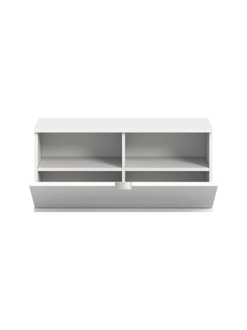 ebuy24 Schuhschrank ProjektX Weiß 92 x 37 cm