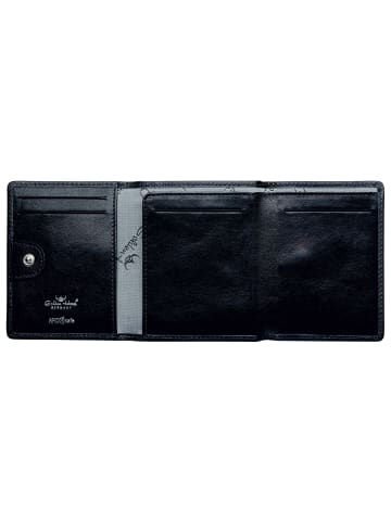 Golden Head Colorado Geldbörse RFID Schutz Leder 8 cm schwarz
