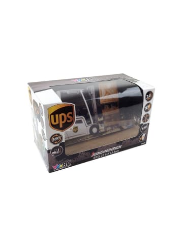 Happy People 34450 RC UPS Jungheinrich 1:16 Gabelstapler 2,4 GHz in Braun ab 6 Jahre