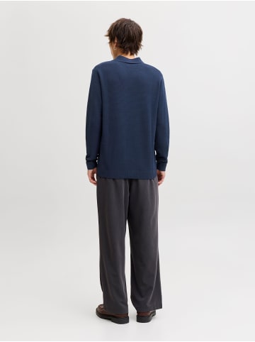 Jack & Jones Gestricktes Polo in Sky Captain