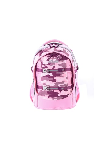 2Be Schulrucksack in pink-weinrot