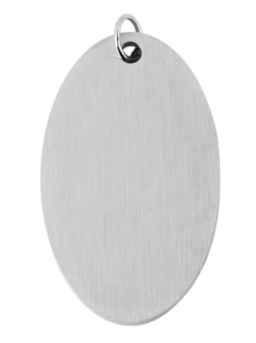 Adeliás Unisex Anhänger aus Edelstahl in silber