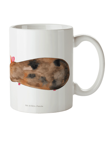 Mr. & Mrs. Panda Plastikbecher Einhorn Meerschweinchen ohne Spruch in Weiß