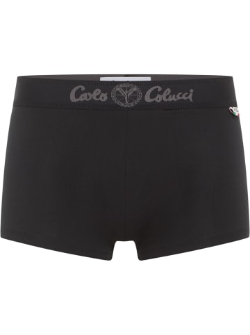 Carlo Colucci Retroshort Duzzi in Schwarz