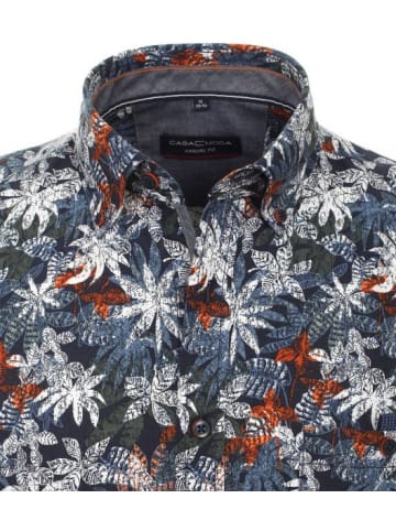 Katt Kurzarm FreizeitHemd für Herren in blau