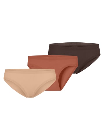 Schiesser Slip Invisible Cotton in deepbrown,terracotta,maple