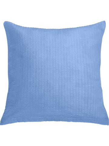 Erwin Müller Seersucker Kuschelkissenbezug Wertingen in blau