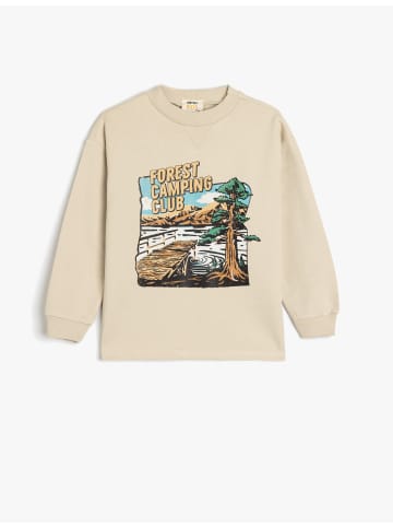 KOTON Sweatshirt in Beige