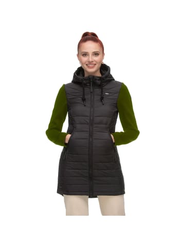 ragwear W LUCINDA VEST LONG in Schwarz