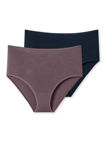 Schiesser Midislip Modal Essentials in dunkelblau, pflaume