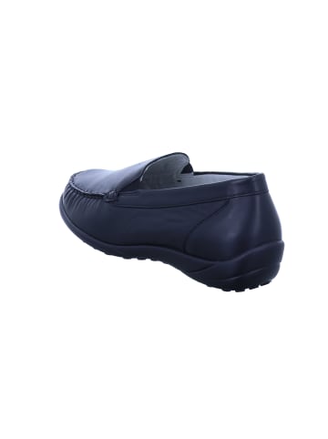 WALDLÄUFER Komfort Slipper in schwarz
