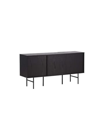 ebuy24 Sideboard Björkön 4 Schwarz 150 x 42 cm