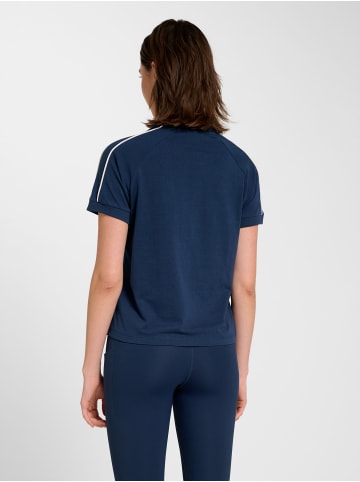 Hummel T-Shirt Hmlpulse Damen in DRESS BLUES