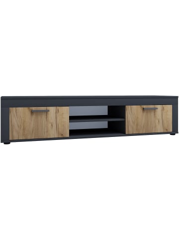 ebuy24 TV UsiloXL Türen Anthrazit 160 x 45 cm