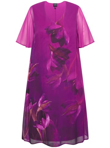 Ulla Popken Abendkleid in aubergine