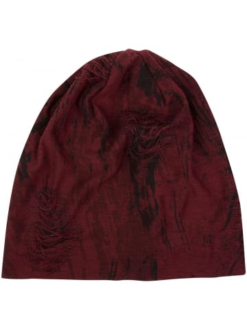 styleBREAKER Beanie Mütze in Bordeaux-Rot