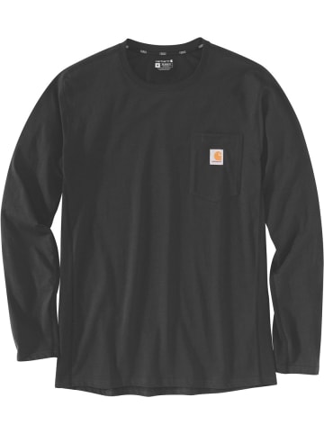 CARHARTT  Longsleeve "Forced Flex 104617" in Schwarz