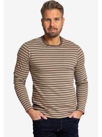 elkline Sweatshirt Freejazz in mudbrown - sand