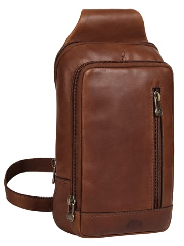 piké Crossover Bag echt Leder in braun