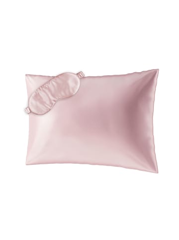 Ailoria BEAUTY SLEEP SET (70X50) Seidenkissenbezug + Maske in pink