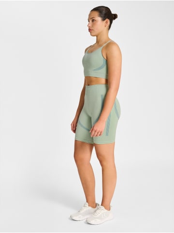 Hummel Kurze Hose Hmlhiit Damen in FROSTY GREEN