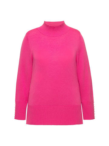 Ulla Popken Pullover in fuchsia pink